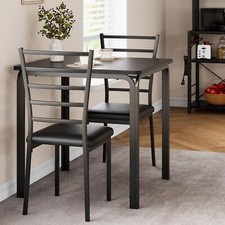 3 Piece Dining Table Set Wooden Kitchen Table and 2 Chairs Set for Small Spaces Masa - Sandalye Seti / Takımı price