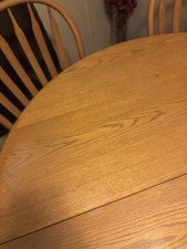 Round Wood Grain Dining Table Set w/ 4 Chairs, Brown Medium Wood Tone Masa - Sandalye Seti / Takımı price