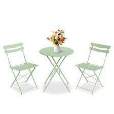 3PCS Folding Bistro Set Outdoor Patio Bistro Table & 2 Chair Set for Balcony Masa - Sandalye Seti / Takımı price
