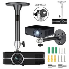 Universal 7" LCD DLP Mini Projector Ceiling Wall Mount Bracket Aluminium Holder Projeksiyon Askı Aparatı price