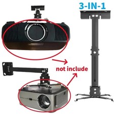 Universal Extendable Tilt DLP LCD Ceiling Projector Mount Bracket 44 lbs - Black Projeksiyon Askı Aparatı price