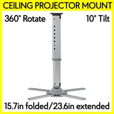 Adjustable Ceiling Projector Mount Bracket Max 44 lbs Tilt + 360 Degree Swivel Projeksiyon Askı Aparatı price