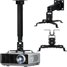 Projector Mount Ceiling/Wall - Universal 3-in-1 Holder for LCD/DLP, 44lbs Black Projeksiyon Askı Aparatı price
