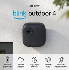 Blink Outdoor (4th Gen newest model) Wireless HD security camera | Add-on camera Security Cameras price