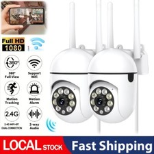 2PCS Security Camera System 2.4G WiFi Smart Outdoor Night Vision 1080P Cam US~ Security Cameras price