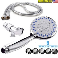 High Pressure 5-mode Handheld Shower Head with hose 5FT and Brass Holder Shower Head price