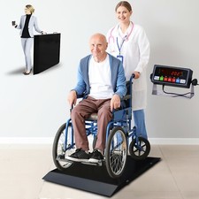 Refurbished 1000lb Wheelchair Scale w/ Indicator Ultra Portable Durable ADA Scales & Weighing Scales price