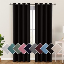 Blackout Curtain Room Darkening Window Curtains Insulated Thermal Grommet Panels Blackout Curtain price