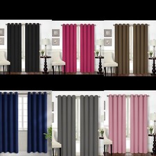 2 Panels Grommet Blackout Thermal Livingroom Bedroom Window Curtain 54'W X 84'L Blackout Curtain price