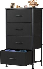 Dresser for Bedroom with 4 Drawers, Storage Drawers, Skinny Fabric Storage Tower Dresser price