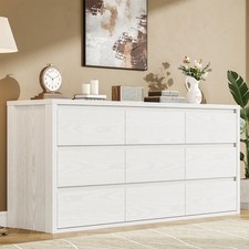 9 Drawer Dresser for Bedroom, Wood Chest of Drawers Large Modern Storage Cabinet Dresser price
