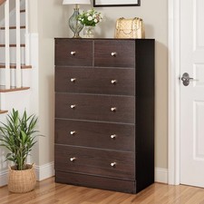 6 Drawer Dresser Wood Dressers Storage Organizer, Storage Cabinet for Bedroom Dresser price