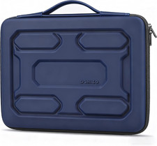 DOMISO 17 Inch Laptop Sleeve with Handle Shockproof Waterproof EVA Protective Ca Unisex Briefcase price