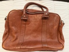 Vintage Cole Haan Genuine Leather Briefcase / Laptop Bag–Cognac Brown Unisex Briefcase price