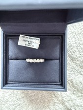 Five Stone Diamond 14K White Gold Anniversary Wedding Ring Size 6.75 Diamond Five-Stone Ring price