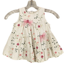 Bonnie Baby 12M Dress Embroidered Floral fine wall corduroy sleeveless Baby Dress price