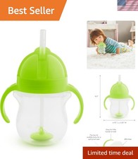 Weighted Straw Sippy Cup for Toddlers - 7oz Spill Proof Cup with Handles Baby Cup-Sippy Cup price