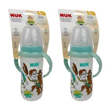2 Pack NUK  Disney Baby Toy Story Large Learner Cup 10 Ounce Pixar Sippy Bottle Baby Cup-Sippy Cup price