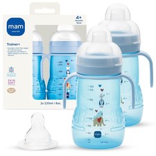 USED NO BOX* 8 oz Trainer + Sippy Cup 2-Pack, 4+ Months 2-in-1 Baby Training Cup Baby Cup-Sippy Cup price