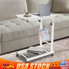 Height-Adjustable Side Table with Wheels for Bed and Home Office Use Office Side Table price