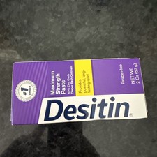 Desitin Maximum Strength Diaper Rash Cream 2 oz. 40% Zinc Oxide Paste Treatment Diaper Rash Cream price