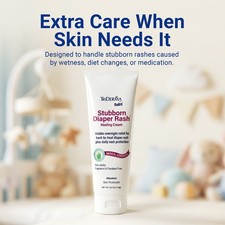 TriDerma Baby Diaper Rash Cream – Stubborn Rash Relief, Zinc Free, Fast Acting Diaper Rash Cream price