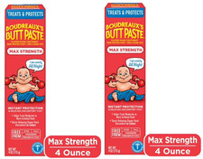 Boudreaux's Butt Paste Strength Diaper Rash Cream, Ointment for Baby 4oz (Pack-2 Diaper Rash Cream price