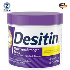 Desitin Maximum Strength Baby Diaper Rash Cream with 40% 1 Pound (Pack of 1) Diaper Rash Cream price