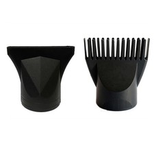Dranvsok Universal Hair Dryer Nozzle 2 Pack - Concentrator ONE SIZE, Black Hair Dryers price