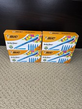 BIC BL11 Brite Liner Blue Highlighter Pen Marker Chisel Point Box Of 12 - 4 pack Highlighter Pen price