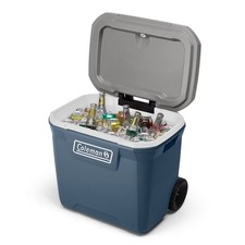 Coleman 316 Series 60QT Wheeled Cooler Lakeside Blue Hard Ice Chest 60 Quart Coolers price