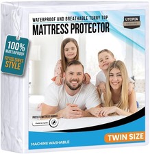 Twin Size Mattress Protector Waterproof 14 Pack, Premium 200 GSM Terry... Mattress Protector price