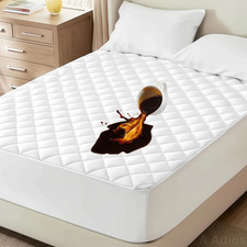 100% Waterproof Mattress Protector Quilted Mattress Pad Cover Breathable Fitted Mattress Protector price