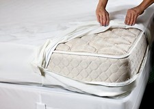 TOP SELLER! Bed Bug PROTECTOR Soft Lux FABRIC ~ Allergen Zippered MATTRESS COVER Mattress Protector price