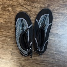 Unisex Kids Black/Gray Mesh Drawstring Slip-water shoes EU 33 - US size 1 1/2 Unisex Children's Casual Shoes price