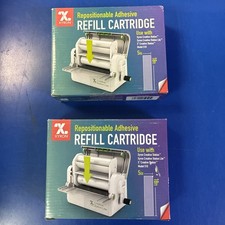 Xyron 510 Refill Cartridges 5"x18' Permanent Repositionalble Refills 2 Packs Cartridge Refill Products price