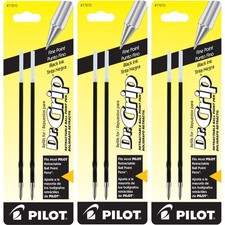 Pilot Ink Cartridge Refill for Retractable Pens Pack of 3 Black Fine Point Cartridge Refill Products price
