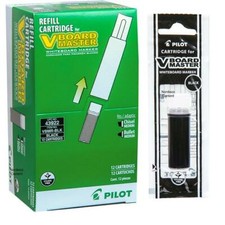 43922 Pilot VBoard Master Dry Erase Marker Refill Cartridge, Black Ink, 12 Each Cartridge Refill Products price