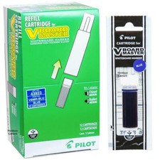 43923 Pilot VBoard Master Dry Erase Marker Refill Cartridge, Blue Ink, 12 Each Cartridge Refill Products price