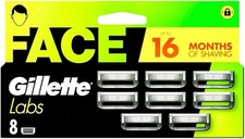 Gillette Labs “Face” Exfoliating Bar Razor Blade Refills - 8 Cartridges Cartridge Refill Products price