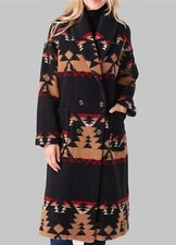 Women's Yellowstone Beth Dutton Kelly Reilly Season 5 Printed Black Long Coat Long Coat price