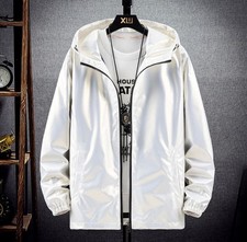 Waterproof Shiny Jackets Casual Hooded Coat Long Sleeve Windproof Tops Long Coat price
