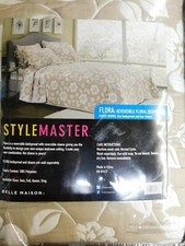 Stylemaster Flora Reversible Bedspread Only, Twin,Taupe Bedspread price