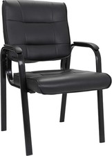 Waiting Room Chairs Leather Office Reception Guest Chair No Wheels Office Waiting Chair price