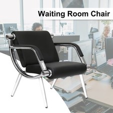 PU Leather Waiting Chair Room Reception Office Airport Bank Bench Modern Black Office Waiting Chair price