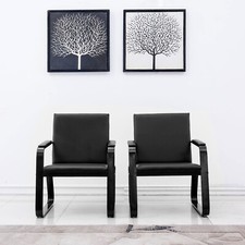 2 PCS Waiting Room Chair Reception PVC Leather Office Airport Bank Bench Guest Office Waiting Chair price