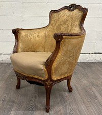 Antique French Louis XV Style Bergere Armchair Armchair & Bergere price