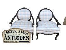 58515  Pair French Country Bergere Armchair Chairs Armchair & Bergere price