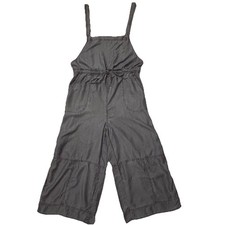 Melrose and Market Sz M Light Wash Denim look Gray Overalls jumpsuit Boho Hippie Women's Jumpsuit and Dungarees price