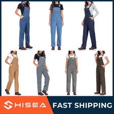 HISEA Women Bib Overall Relaxed Fit Workwear Cotton Denim Jumpsuit Jeans Pockets Women's Jumpsuit and Dungarees price